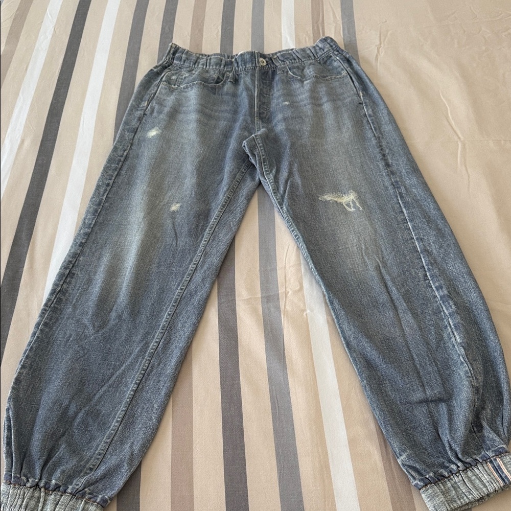 rag & bone Distressed Gray Joggers